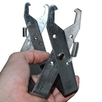 Pince lève-cadres avec caoutchouc